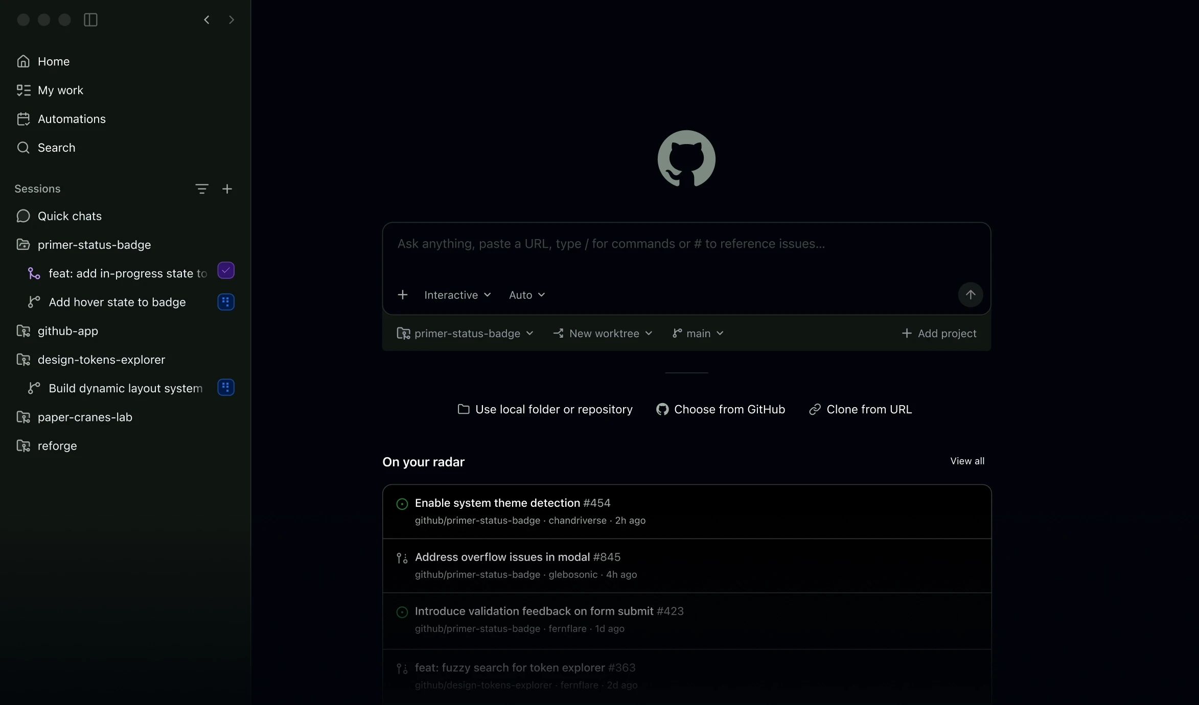 GitHub Copilot product interface